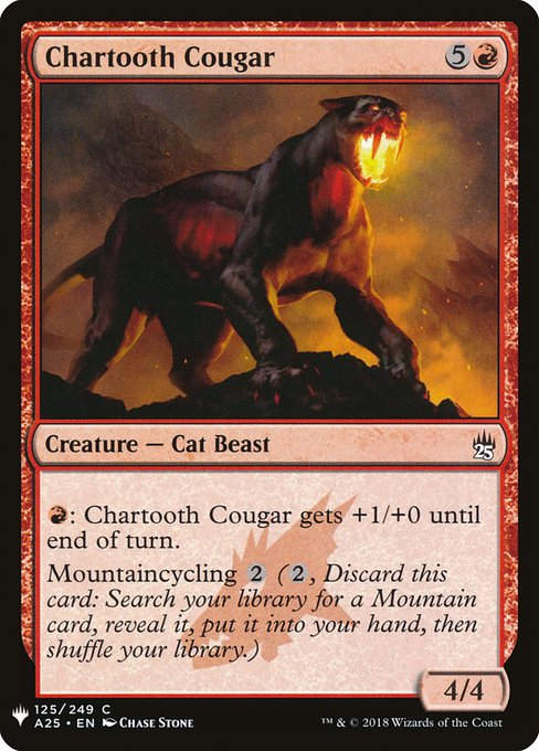 Chartooth Cougar (PLST) (A25-125)