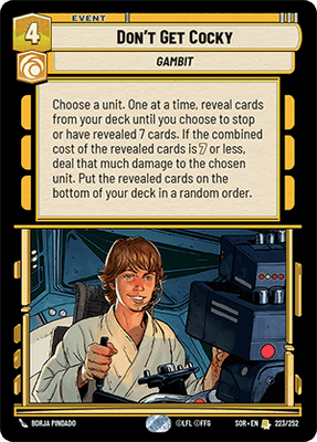 Don't Get Cocky (SOR_#223/252)