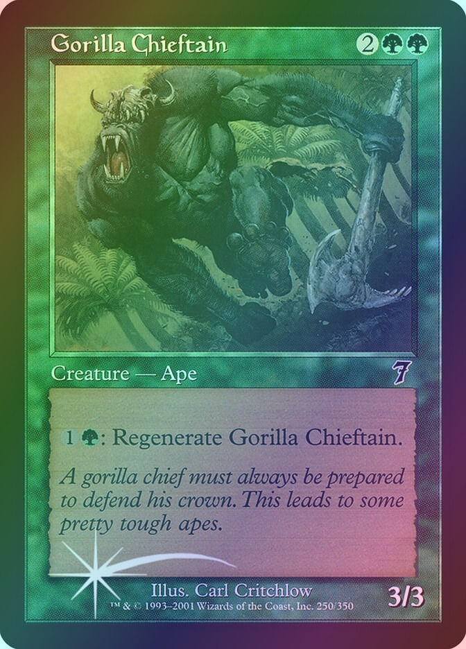 Gorilla Chieftain (7ED) (250★) / Foil