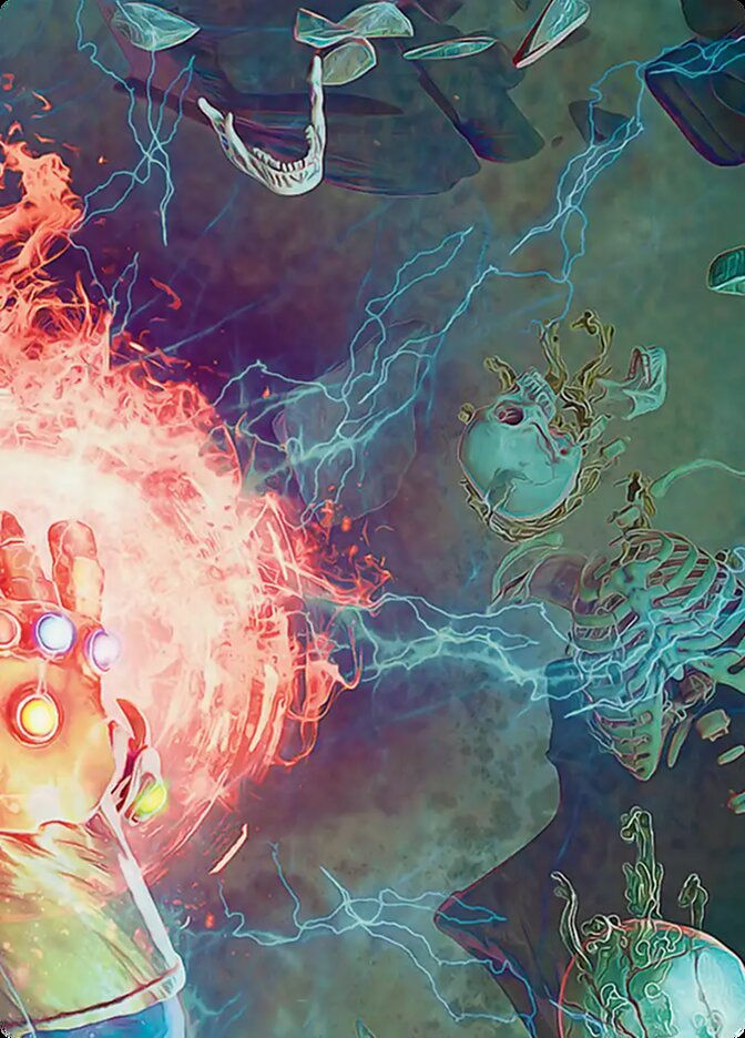Thanos, the Mad Titan (AMSH) (3c) / Firma Dorada