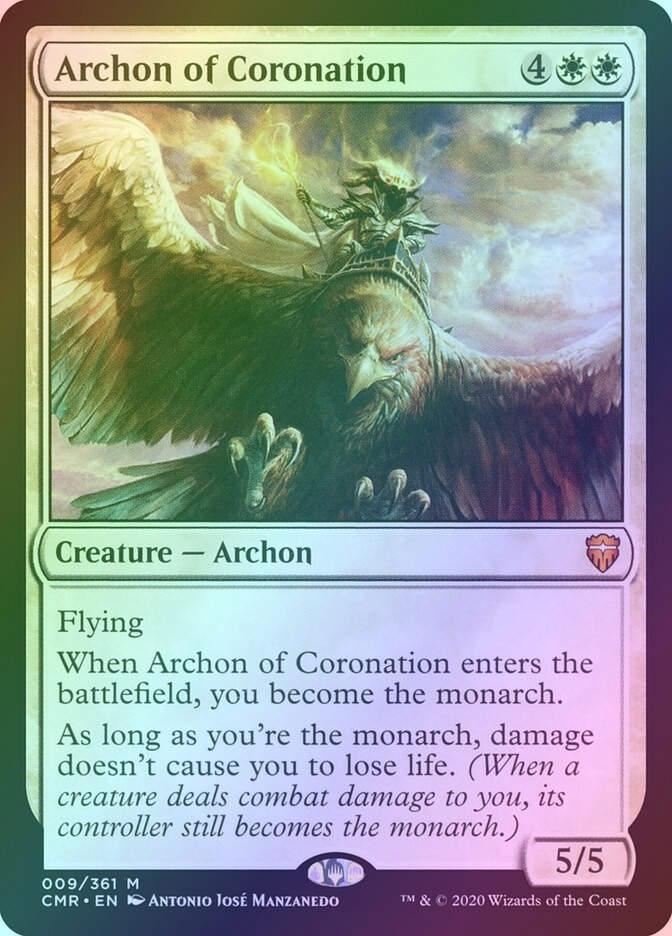 Archon of Coronation (CMR) (9) / Foil