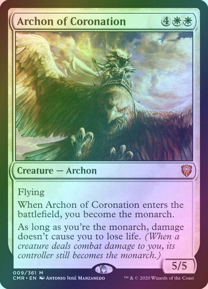 Archon of Coronation (CMR) (9) / Foil