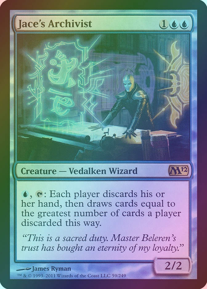 Jace's Archivist (M12) (59) / Foil
