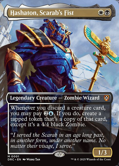 Hashaton, Scarab's Fist (DRC) (1) / Borderless