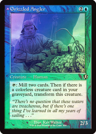 Grizzled Angler // Grisly Anglerfish (INR) (458) / Foil Retro — cara 1 de 2