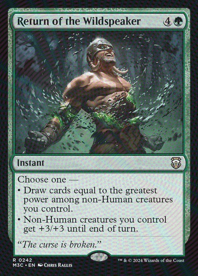 Return of the Wildspeaker (M3C) (242) / Ripple Foil