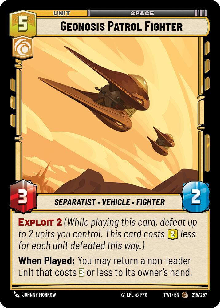 Geonosis Patrol Fighter (TWI) (215/257)