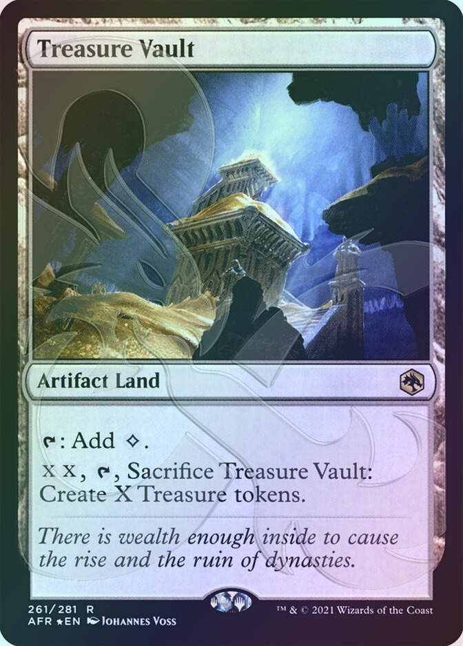 Treasure Vault (PAFR) (261a) / Embossed Foil