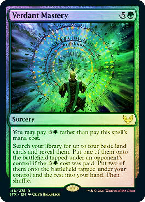 Verdant Mastery (STX) / Foil