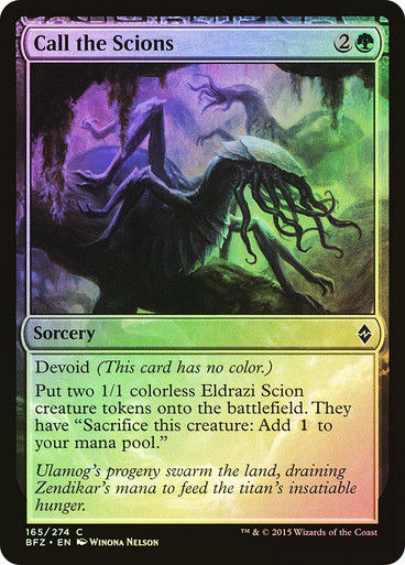 Call the Scions (BFZ) (165) / Foil