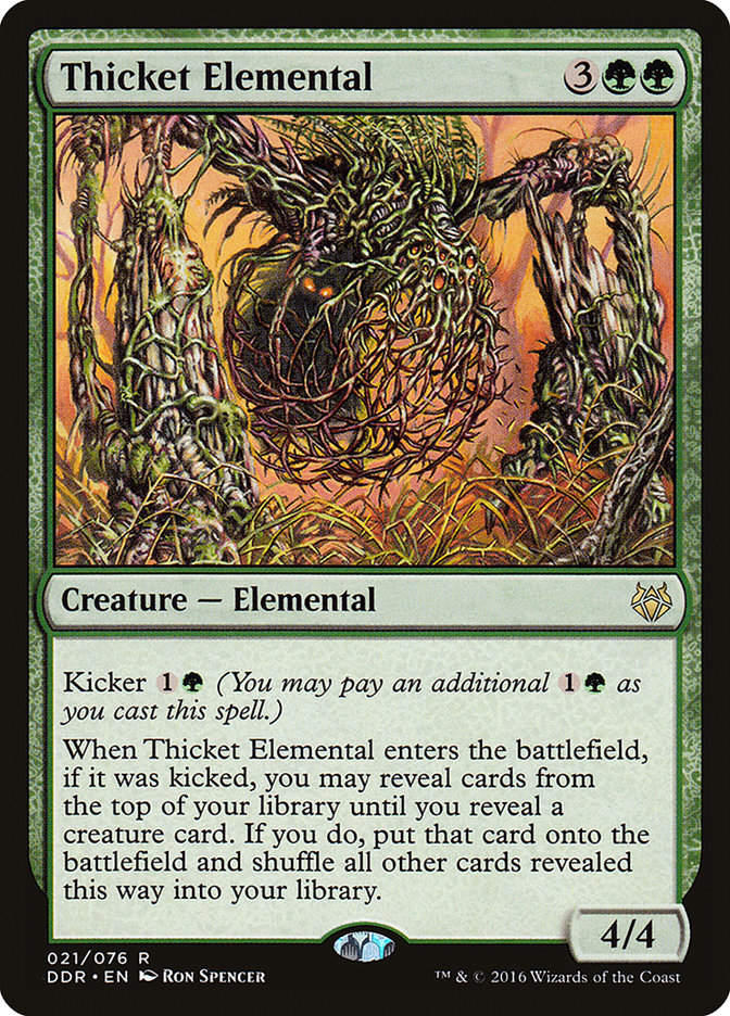 Thicket Elemental (ddr)