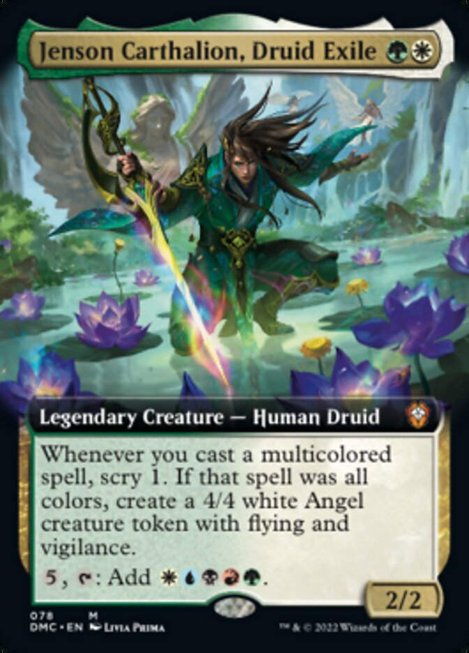 Jenson Carthalion, Druid Exile (DMC) / Extended Art