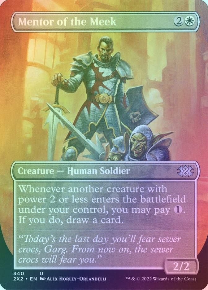 Mentor of the Meek (2X2) (340) / Borderless / Foil