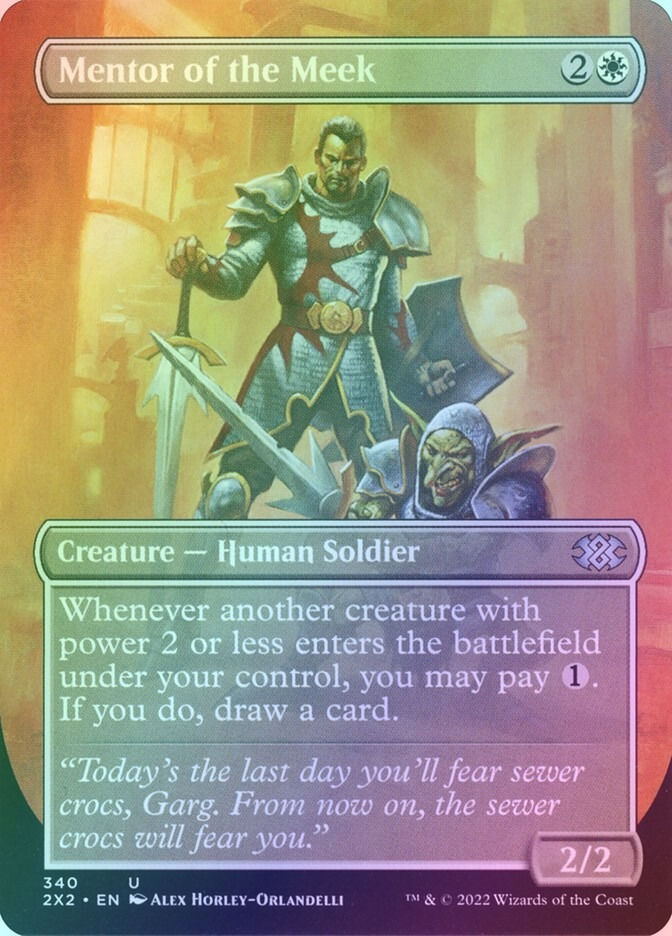 Mentor of the Meek (2X2) (340) / Borderless / Foil