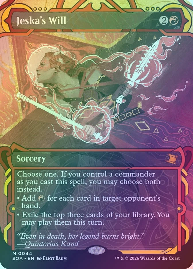 Jeska's Will (SOA) (44) / Borderless / Showcase / Foil