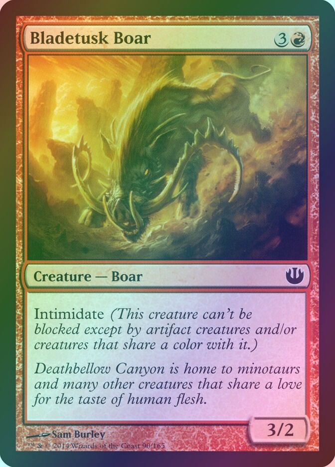 Bladetusk Boar (JOU) (90) / Foil