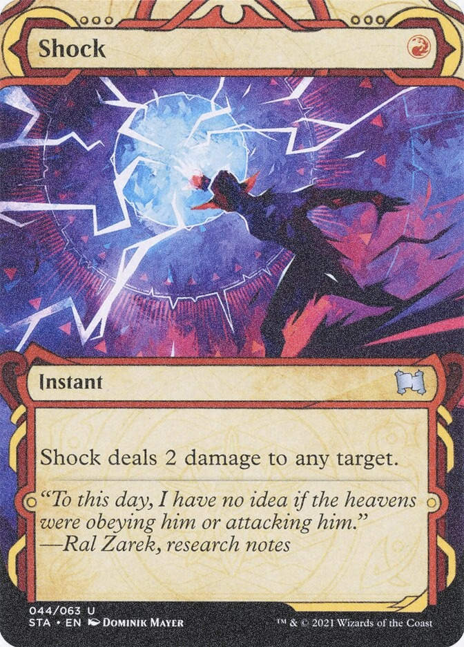 Shock (STA) (44) / Borderless / Showcase / Foil Etched