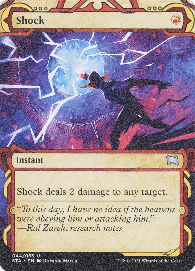 Shock (STA) (44) / Borderless / Showcase / Foil Etched
