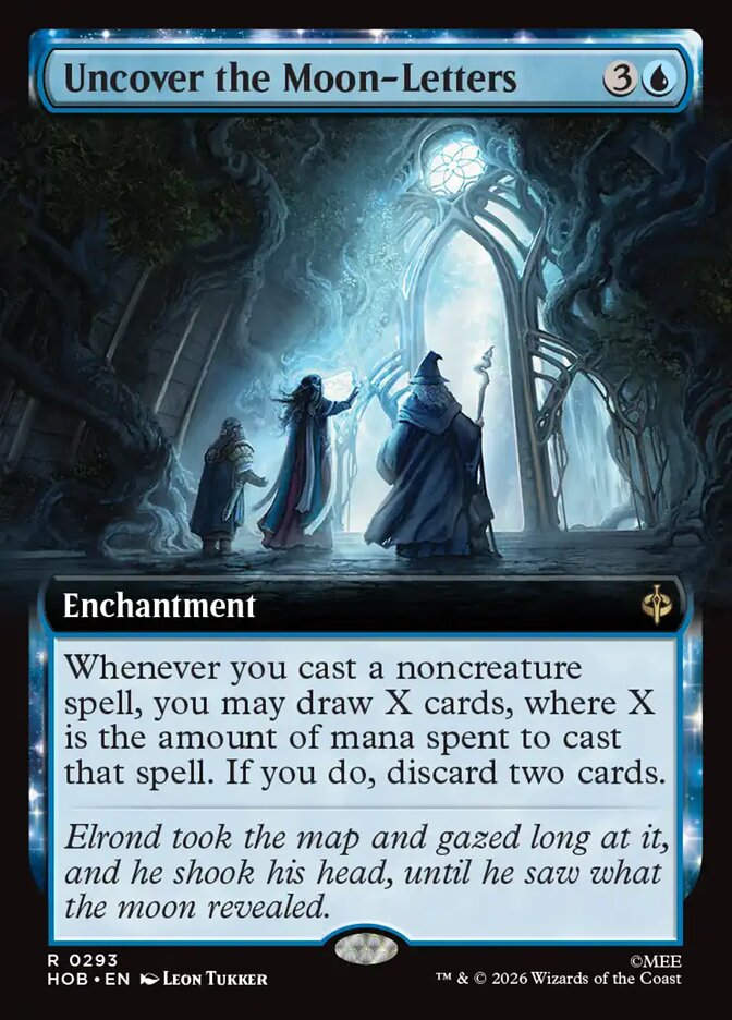 Uncover the Moon-Letters (HOB) (293) / Extended Art