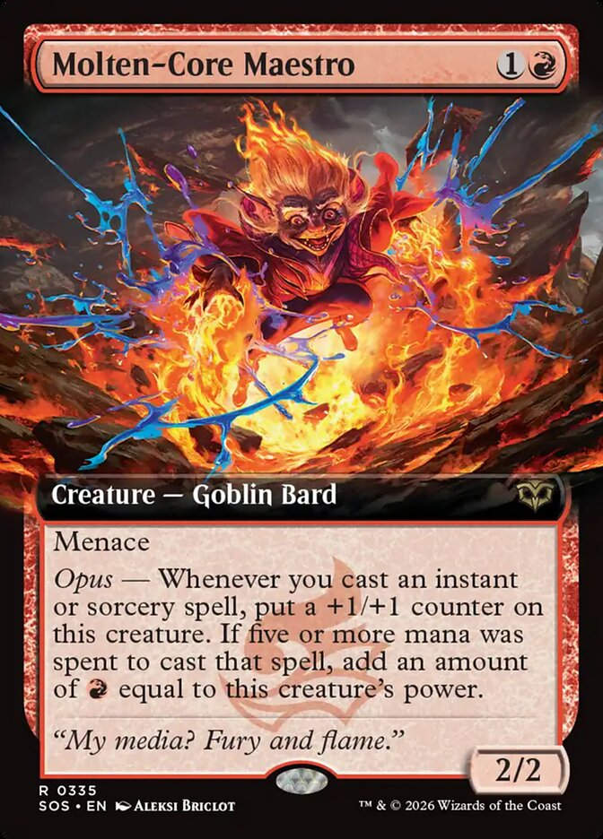 Molten-Core Maestro (SOS) (335) / Extended Art
