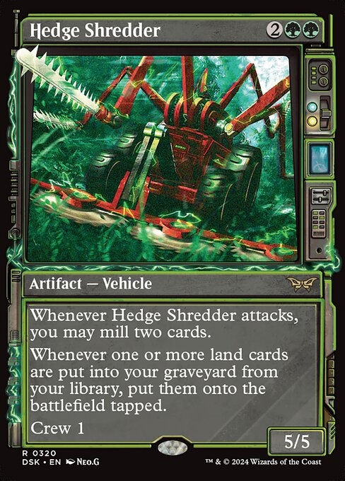 Hedge Shredder (DSK) (320) / Showcase