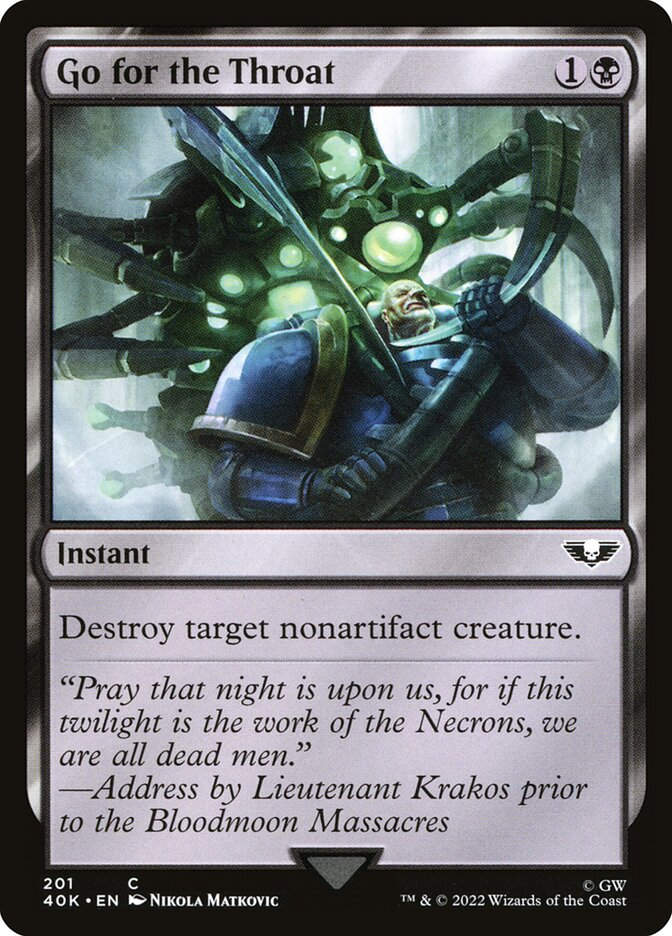 Go for the Throat (40K) (201)