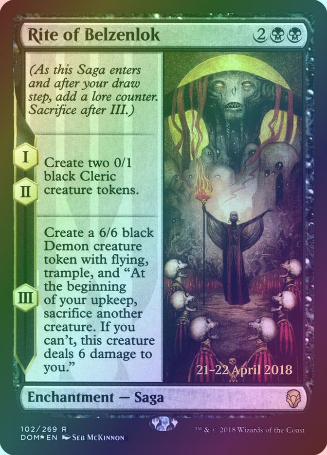 Rite of Belzenlok (PDOM) (102s) / Foil