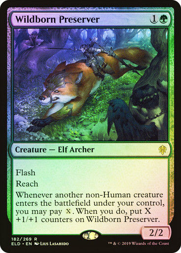 Wildborn Preserver (ELD) (182) / Foil