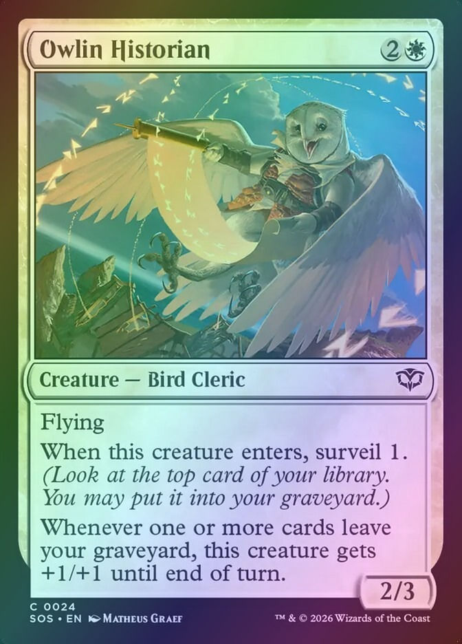 Owlin Historian (SOS) (24) / Foil