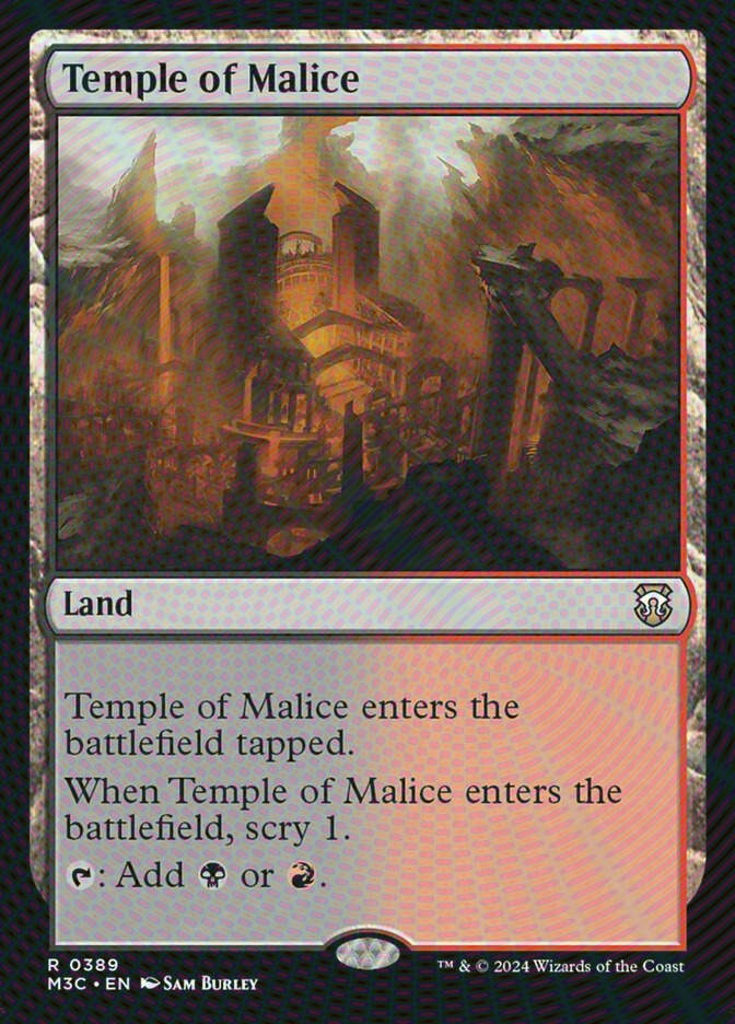 Temple of Malice (M3C) (389) / Ripple Foil