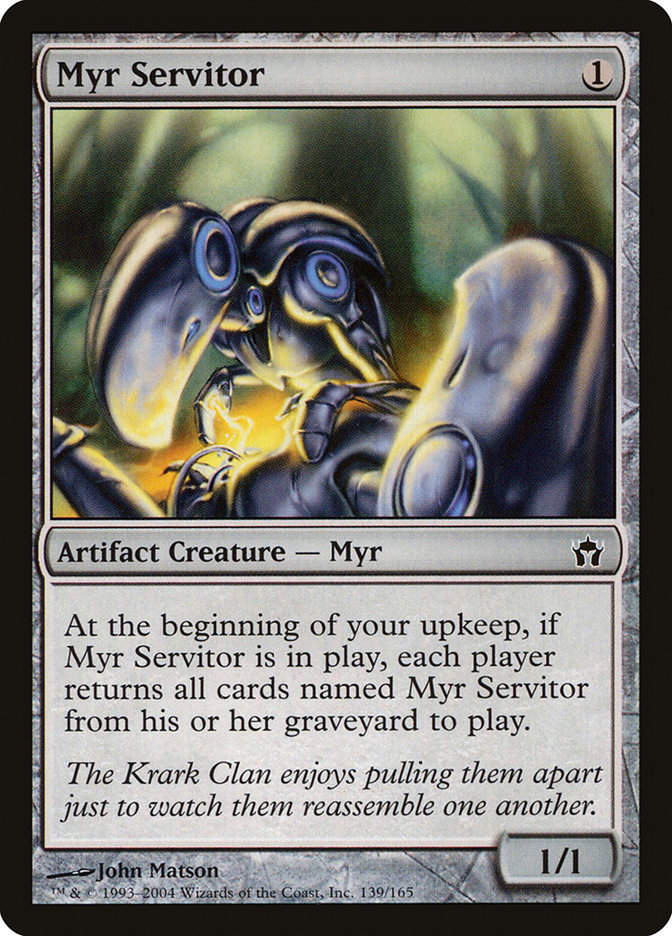 Myr Servitor (5DN) (139) / Foil