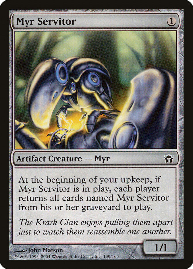 Myr Servitor (5DN) (139) / Foil