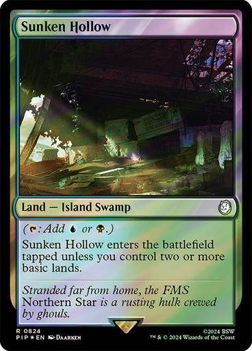 Sunken Hollow (pip) (824) / Surge Foil