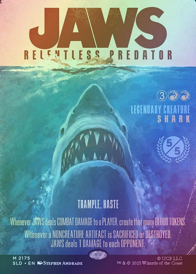 Jaws, Relentless Predator (SLD) (2175) / Rainbow Foil