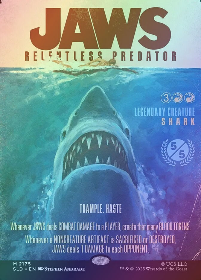 Jaws, Relentless Predator (SLD) (2175) / Rainbow Foil