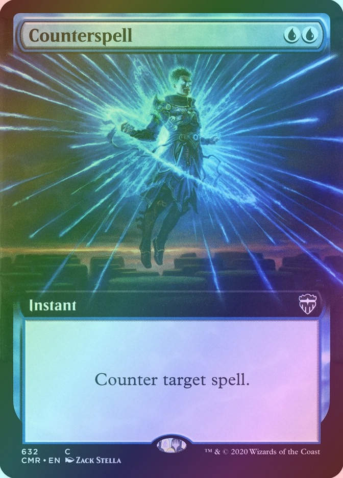 Counterspell (CMR) (632) / Extended Art / Foil