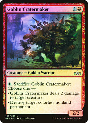 Goblin Cratermaker (GRN) (103) / Foil