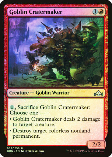 Goblin Cratermaker (GRN) (103) / Foil