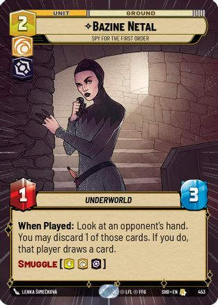 Bazine Netal - Spy for the First Order (Hyperspace) (SHD_#453) / Foil