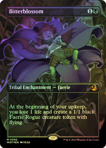 Bitterblossom (wot) / Anime Borderless Confetti Foil