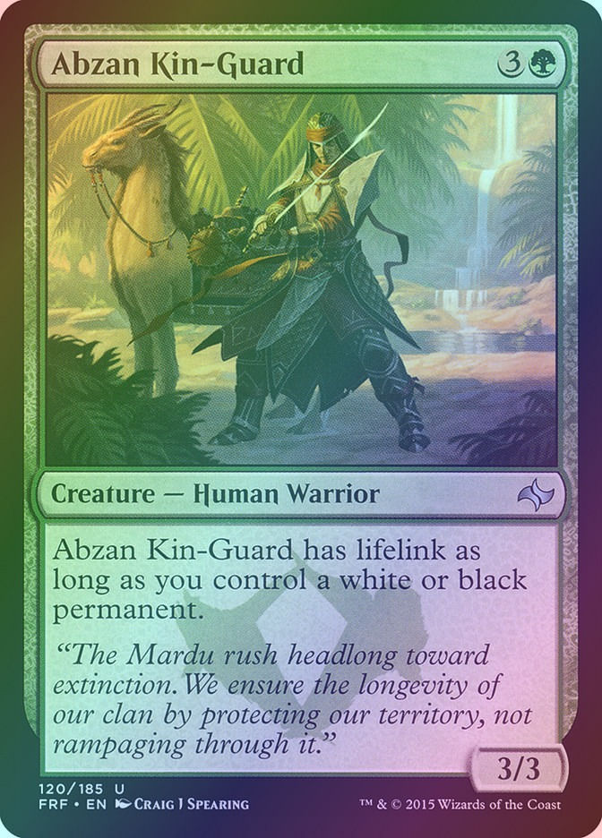 Abzan Kin-Guard (FRF) (120) / Foil