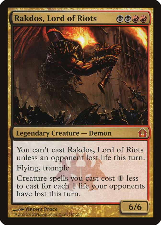 Rakdos, Lord of Riots (RTR) (187)
