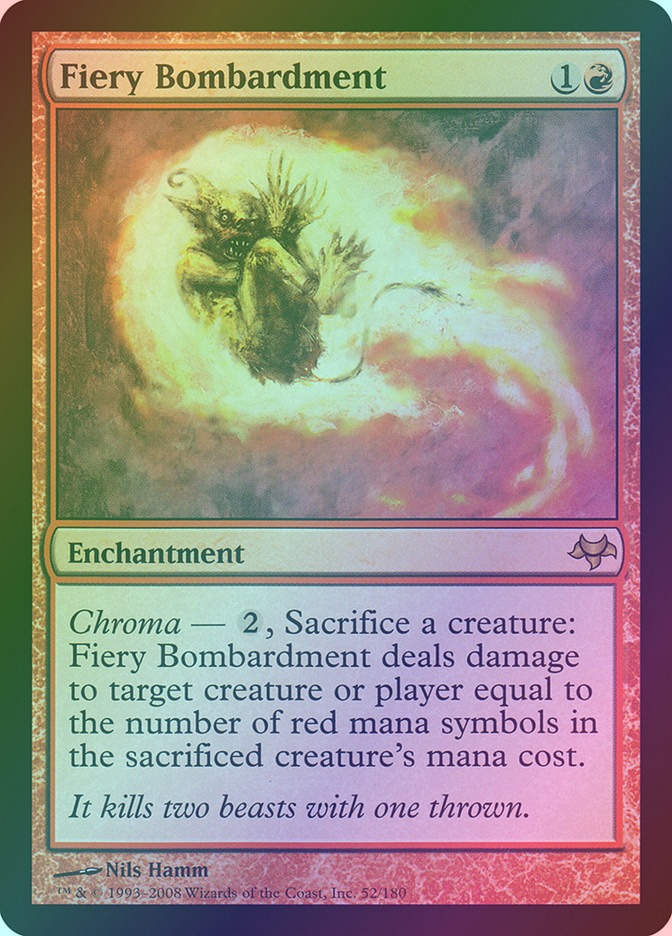 Fiery Bombardment (EVE) (52) / Foil
