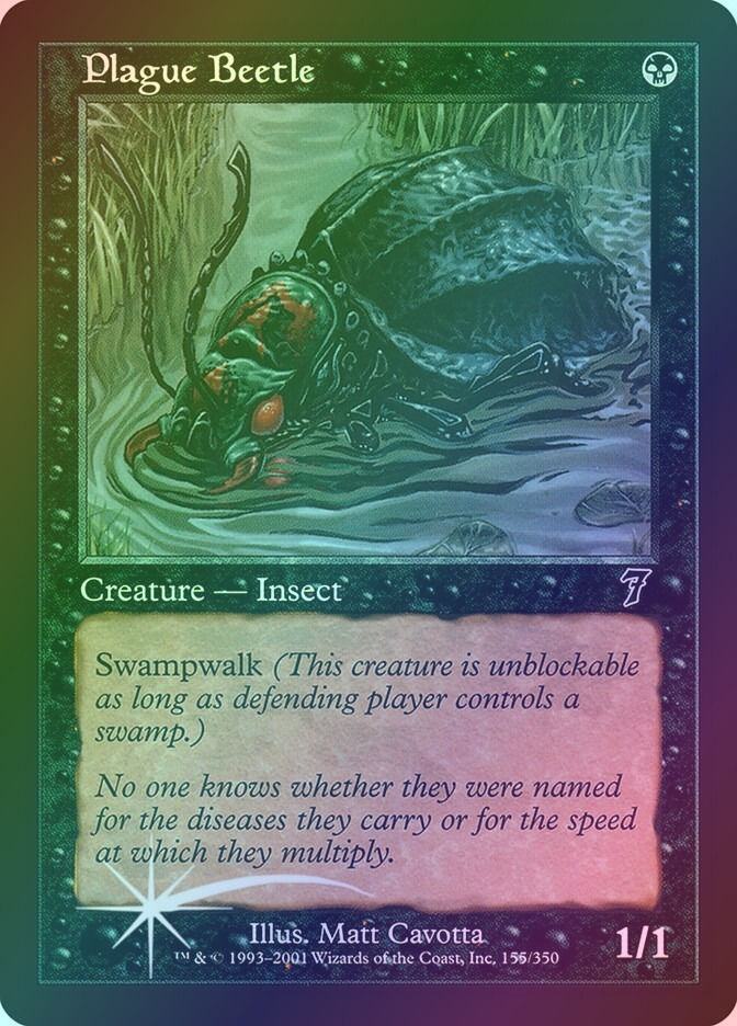 Plague Beetle (7ED) (155★) / Foil