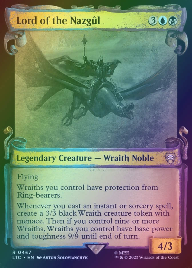 Lord of the Nazgûl (LTC) (467) / Showcase / Foil