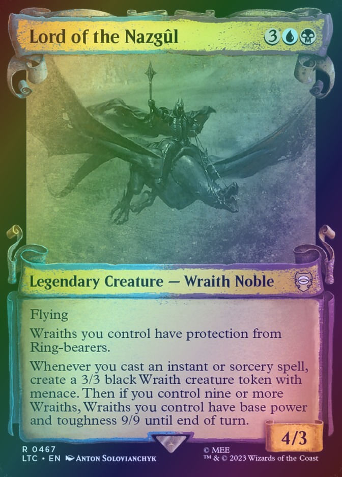 Lord of the Nazgûl (LTC) (467) / Showcase / Foil