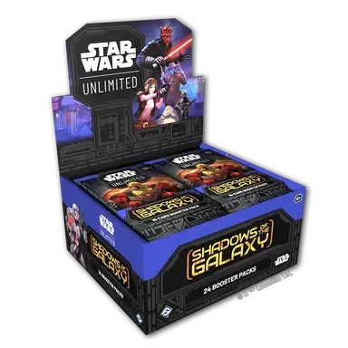 Star Wars Unlimited Shadows of the Galaxy - Booster Pack Box