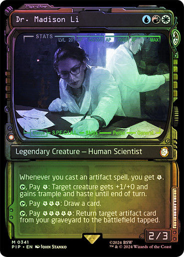 Dr. Madison Li (pip) (341) / Showcase Foil