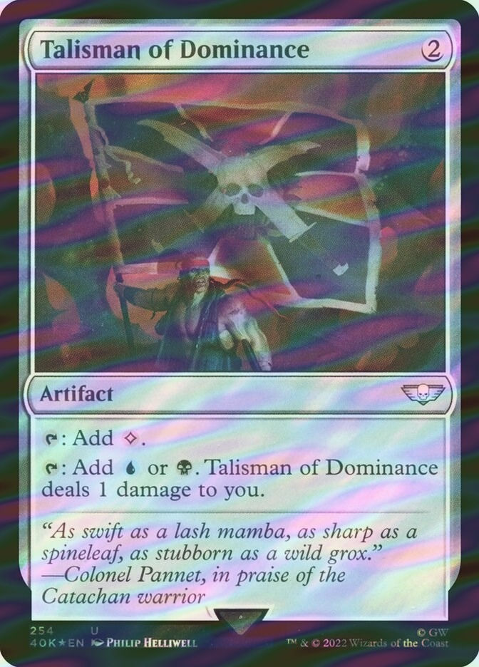 Talisman of Dominance (40K) (254★) / Surge Foil