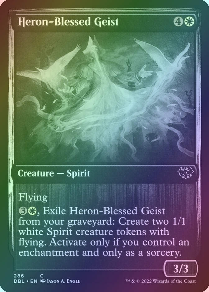 Heron-Blessed Geist (DBL) (286) / Foil